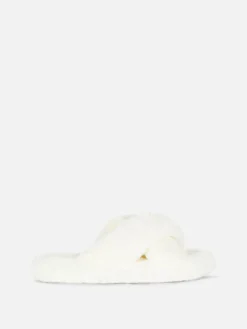 Enfant Primark Chaussons|Chaussons En Fausse Fourrure à Brides Croisées