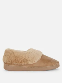 Femme Primark Chaussons|Chaussons Mocassins Doublés En Fausse Fourrure