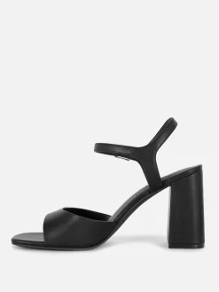 Femme Primark Chaussures À Talons|Chaussures à Talons Carrés Et Bride Incurvée Coupe Large