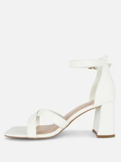 Femme Primark Chaussures À Talons|Chaussures à Talons Larges Avec Brides Croisées