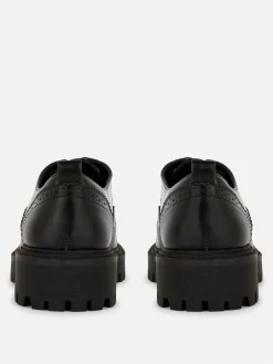 Femme Primark Ballerines|Chaussures Richelieu épaisses à Lacets