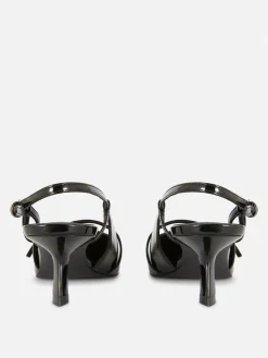 Femme Primark Vêtements Gothiques|Chaussures À Talons|Chaussures Vernies à Talon Bas Et à Boucle