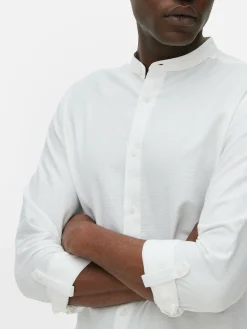 Homme Primark Chemises|Chemise Boutonnée à Manches Retroussées