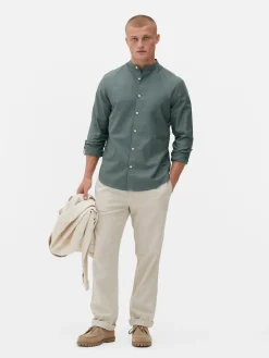 Homme Primark Chemises|Chemise Boutonnée à Manches Retroussées