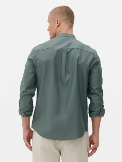 Homme Primark Chemises|Chemise Boutonnée à Manches Retroussées