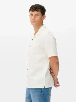 Homme Primark Chemises|Chemise Boutonnée à Manches Courtes