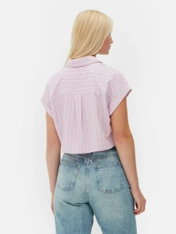 Femme Primark Chemises Et Blouses|Chemise Courte à Manches Courtes