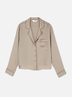 Femme Primark Hauts De Pyjama|Chemise De Pyjama En Satin