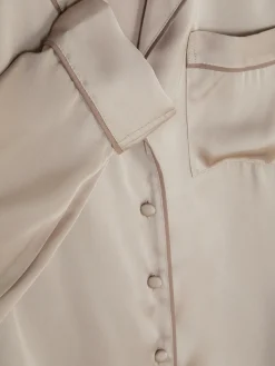 Femme Primark Hauts De Pyjama|Chemise De Pyjama En Satin