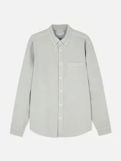 Homme Primark Chemises|Chemise En Sergé De Coton à Manches Longues