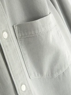 Homme Primark Chemises|Chemise En Sergé De Coton à Manches Longues