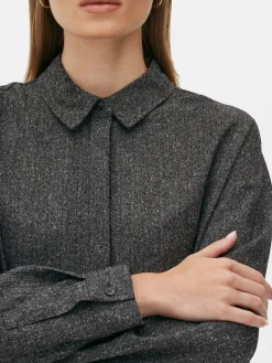 Femme Primark Chemises Et Blouses|Chemise Mouchetée à Manches Longues à Coordonner The Edit