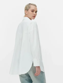 Femme Primark Chemises Et Blouses|Chemise Oversize En Popeline