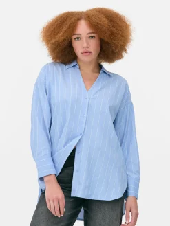 Femme Primark Chemises Et Blouses|Chemise Oversize En Popeline