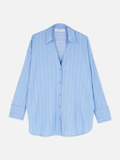 Femme Primark Chemises Et Blouses|Chemise Oversize En Popeline