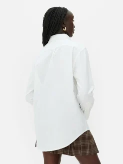 Femme Primark Chemises Et Blouses|Chemise Oxford Boutonnée Rita Ora