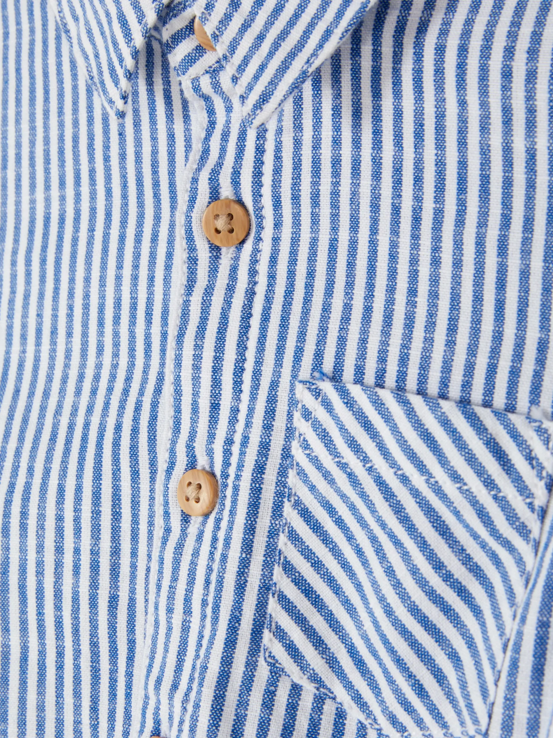 Primark Hauts Et T-Shirts|Chemise Rayée à Manches Courtes