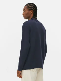 Homme Primark Chemises|Chemise Tricotée à Boutons-pression