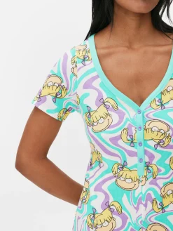 Femme Primark Ensembles Pyjamas|Combinaison Barboteuse Côtelée Les Razmoket