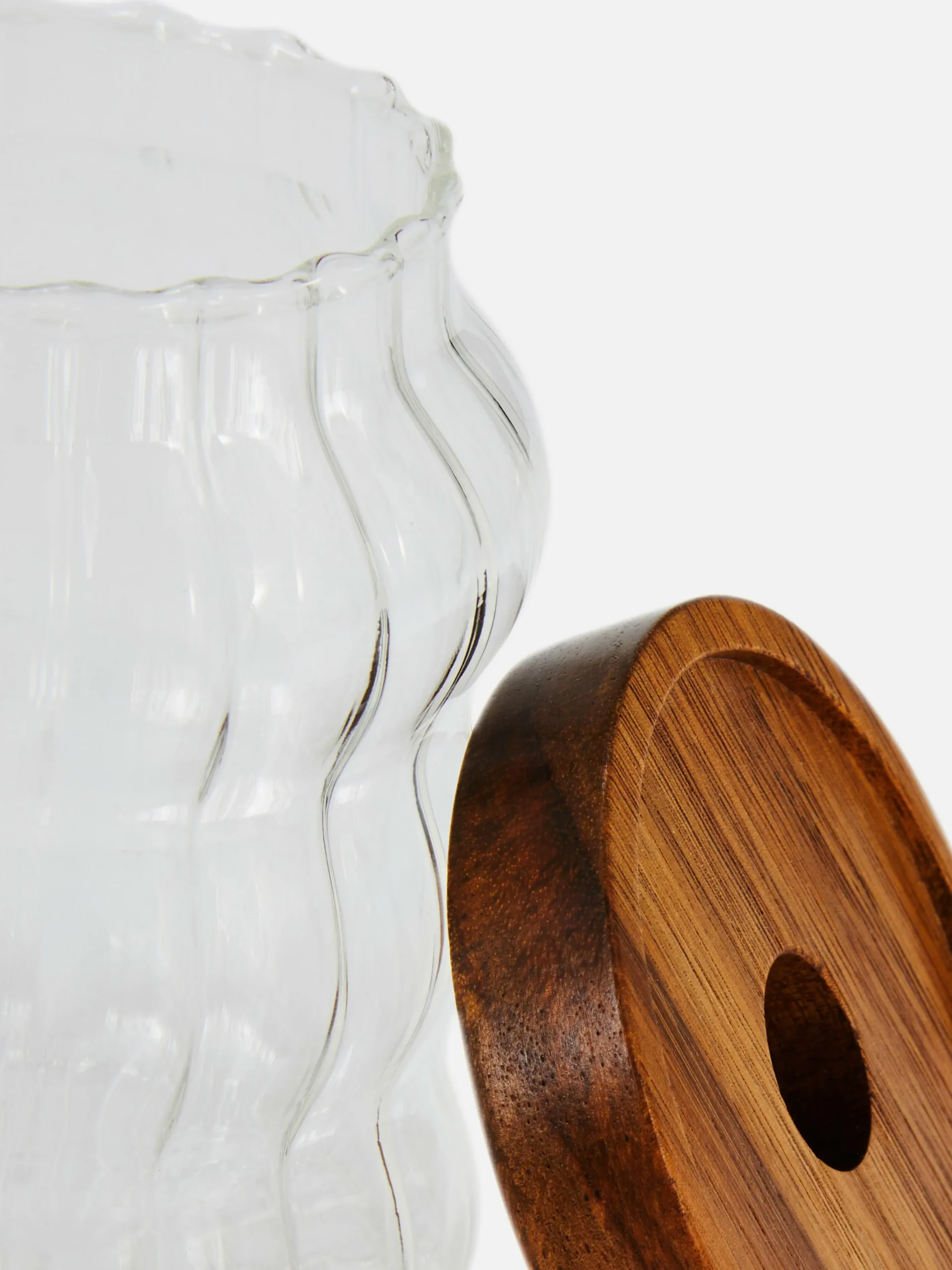 Primark Art De La Table|Contenant En Verre Strié