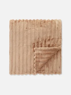 Primark Couvertures Et Jetés De Lit|Couverture Côtelée Douce