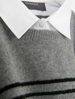 Femme Primark Chemises Et Blouses|Débardeur Chemise 2-en-1 Superposé