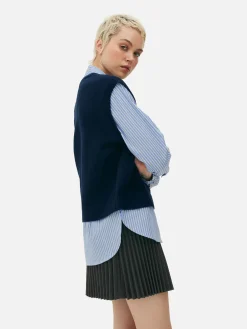 Femme Primark Chemises Et Blouses|Débardeur Chemise 2-en-1 Superposé