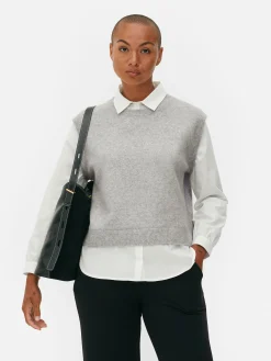 Femme Primark Chemises Et Blouses|Débardeur Chemise 2-en-1 Superposé