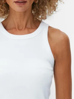 Femme Primark Hauts Et T-Shirts|Débardeur Côtelé à Dos Nageur