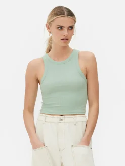 Femme Primark Hauts Et T-Shirts|Débardeur Côtelé à Dos Nageur