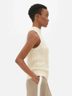 Femme Primark Hauts Et T-Shirts|Débardeur En Maille Torsadée