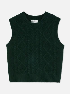 Femme Primark Pulls Et Gilets|Débardeur En Maille Torsadée Rita Ora