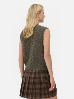 Femme Primark Pulls Et Gilets|Débardeur En Maille Torsadée Rita Ora