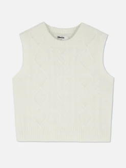 Femme Primark Pulls Et Gilets|Débardeur En Maille Torsadée Rita Ora