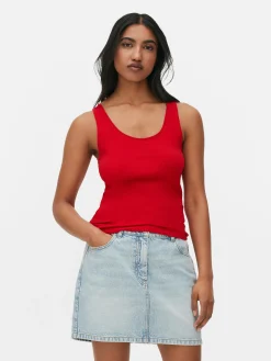 Femme Primark Hauts Et T-Shirts|Débardeur Stretch Décolleté Essential