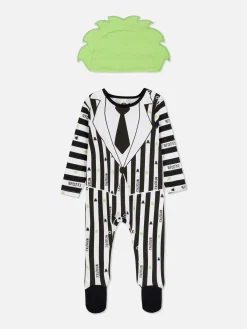Enfant Primark Déguisements Halloween Pour Enfants|Ensemble Body Et Chapeau Beetlejuice
