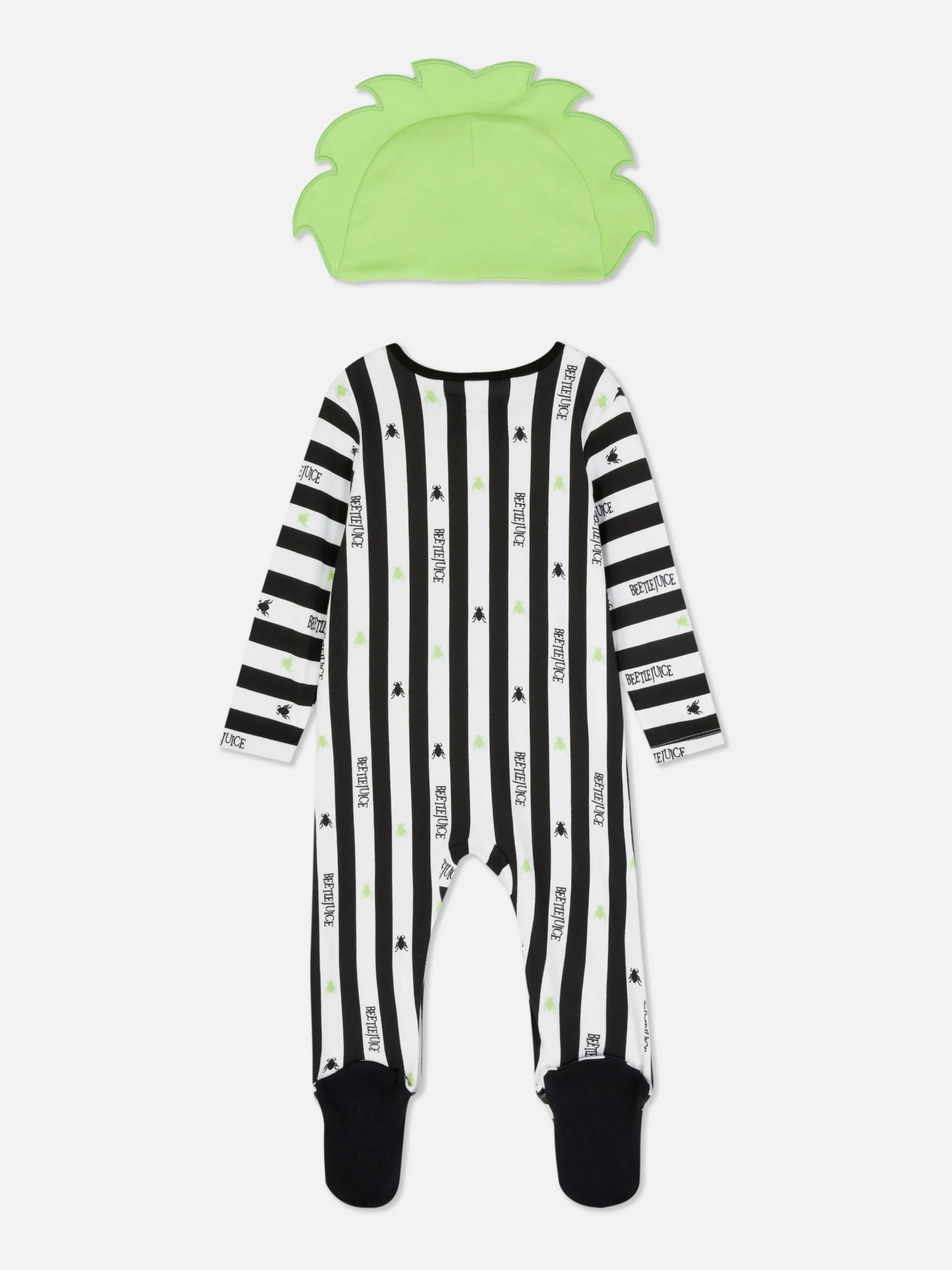 Enfant Primark Déguisements Halloween Pour Enfants|Ensemble Body Et Chapeau Beetlejuice
