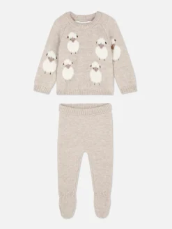 Primark Ensembles Et Tenues|Ensemble Coordonné Pull Et Legging En Tricot Mouton