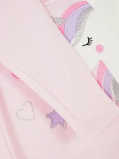 Primark Ensembles Et Tenues|Ensemble Coordonné Sweat à Capuche Et Legging Licorne