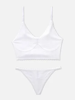 Femme Primark Ensembles Lingerie|Ensemble De Lingerie En Pointelle Non Rembourré