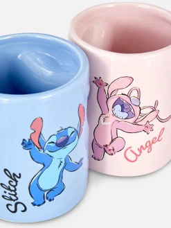 Primark Tasses Et Mugs|Art De La Table|Ensemble De Mugs En Cœur Disney Stitch & Angel