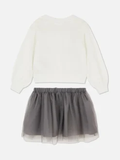 Enfant Primark Ensembles Et Tenues|Ensemble Gilet Tricoté Et Tutu