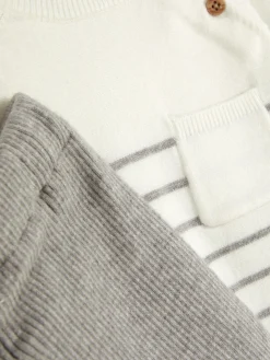 Primark Ensembles Et Tenues|Ensemble Pull En Maille Et Legging à Rayures