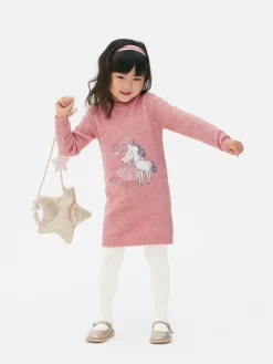 Enfant Primark Robes|Ensemble Robe-pull Et Collants à Motif Ballerine
