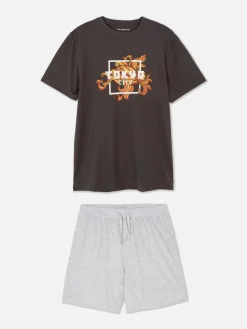 Homme Primark Pyjamas|Ensemble Short Et T-shirt De Pyjama