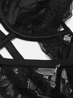 Femme Primark Ensembles Lingerie|Ensemble Soutien-gorge Et String En Dentelle