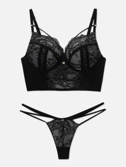 Femme Primark Ensembles Lingerie|Ensemble Soutien-gorge Push-up Long Et String