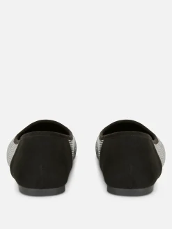 Femme Primark Ballerines|Escarpins Cloutés à Bout Carré