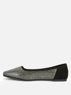 Femme Primark Ballerines|Escarpins Cloutés à Bout Carré