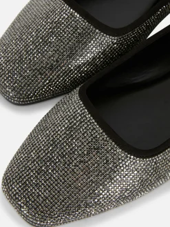 Femme Primark Ballerines|Escarpins Cloutés à Bout Carré